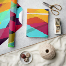 水彩ストライプモチーフ2