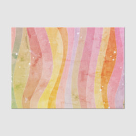 水彩ストライプ色 薄葉紙