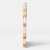 水彩ストライプ色 iPhoneケース (右側面)