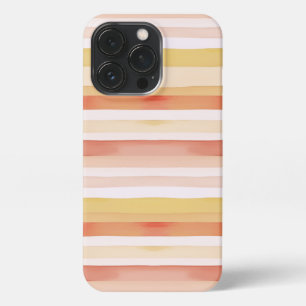 水彩ストライプ色 iPhone 13 PROケース
