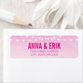 水彩ストリングラ結婚イト ラベル (インサイチュ)