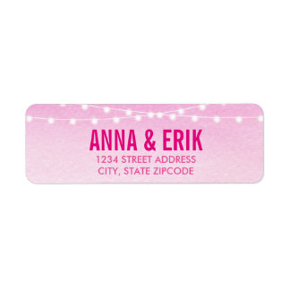 水彩ストリングラ結婚イト ラベル