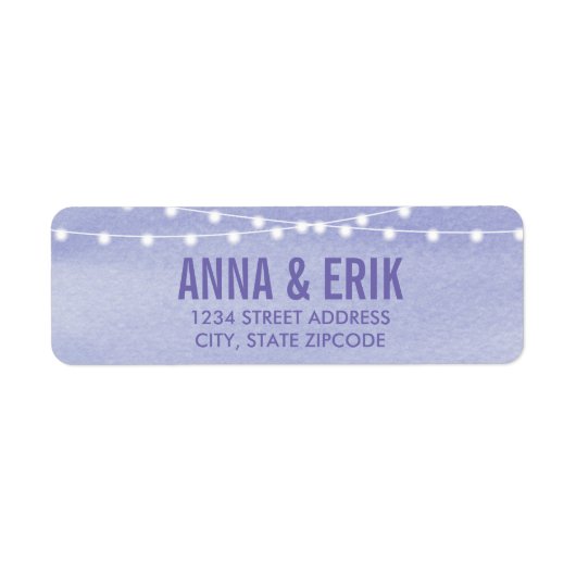 水彩ストリングラ結婚イト ラベル (正面)