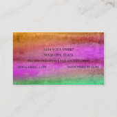 水彩ストリーク 名刺 (裏面)