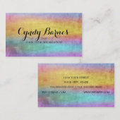 水彩ストリーク 名刺 (正面/裏面)