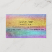 水彩ストリーク 名刺 (裏面)