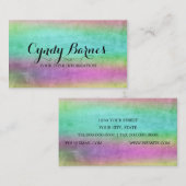 水彩ストリーク 名刺 (正面/裏面)