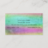 水彩ストリーク 名刺 (裏面)