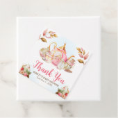 水彩ストロベリーティーパーティーベビーシャワー フェイバータグ (インサイチュ)