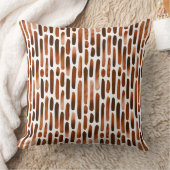 水彩ストローク091121 – さびた茶色の色調 クッション (ブランケット)