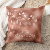 水彩スノードロップ ウェディング カッパー ID726 クッション (ブランケット)