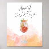 水彩スピリッツブライダルシャワーゲーム ポスター (正面)