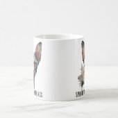 水彩スフィンクス猫ポートレートマグ コーヒーマグカップ (中央)