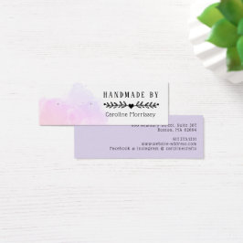 水彩スプラッシュスタッドイヤリングディスプレイカード