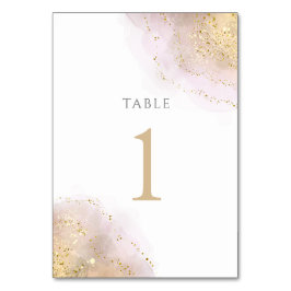 水彩スプラッシュデザイン表番号1 テーブルナンバー