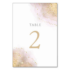 水彩スプラッシュデザイン表番号2 テーブルナンバー