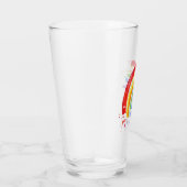 水彩スプラッシュレインボー タンブラーグラス (右)