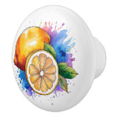 水彩スプラッシュレモン セラミックノブ (右)