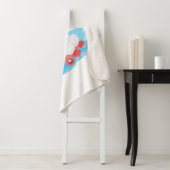 水彩スプラッシュ付きローラースケート シェルパブランケット (インサイチュ)