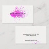 水彩スプラット 名刺 (正面/裏面)