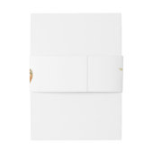 水彩スロースをテーマにしたベビースシャワー 招待状ベリーバンド (裏面例)