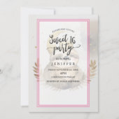 水彩スロー Moon クラウン                        招待状 (正面)