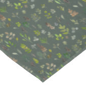 水彩セージカラフルユーカリ葉パターン テーブルクロス (アングル)