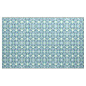 水彩セージ緑ペルシアブルーアートデコ ファブリック (ヤード)