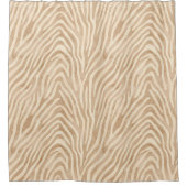 水彩ゼブラ印刷 シャワーカーテン (正面)