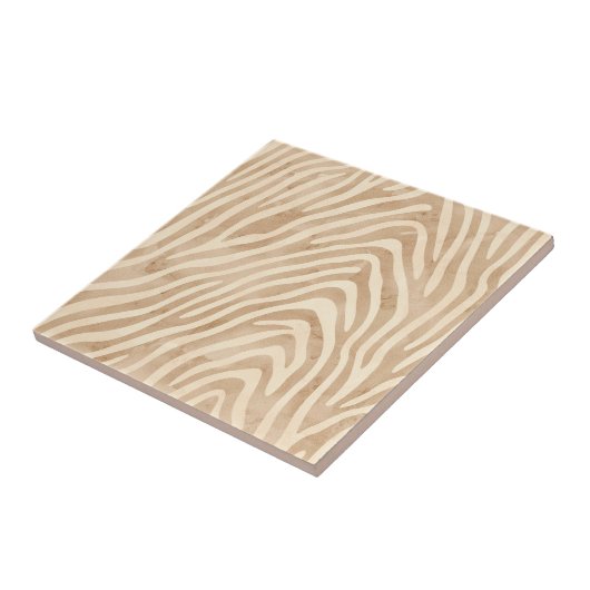 水彩ゼブラ印刷 タイル (側面)