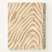 水彩ゼブラ印刷 ノートブック (裏面)