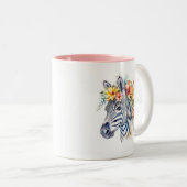 水彩ゼブラ ツートーンマグカップ (正面右)