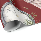 水彩ソックス/時計クリスマスパターン ラッピングペーパー (ロールコーナー)