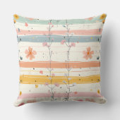 水彩ソフトカラー花両面 クッション (裏面)