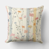 水彩ソフトカラー花両面 クッション (正面)
