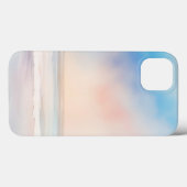 水彩ソフトビーチ Case-Mate iPhoneケース (裏面 (横))