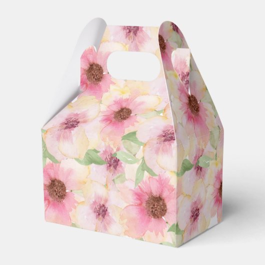 水彩ソフトピンク花柄の感謝を込めて フェイバーボックス (裏面サイド)