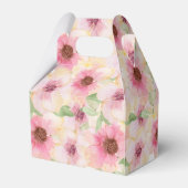 水彩ソフトピンク花柄感謝 フェイバーボックス (裏面サイド)