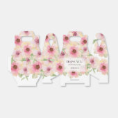 水彩ソフトピンク花柄感謝 フェイバーボックス (折り畳みなし)