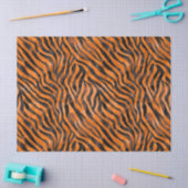 水彩タイガープリント 薄葉紙 (クラフト)