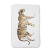 水彩タイガー歩く バスマット (正面縦)