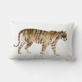 水彩タイガー歩く ランバークッション (裏面)