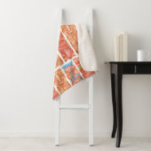 水彩タイキハワイトテムシームレスパターン シェルパブランケット (インサイチュ)