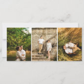 水彩タイムラインウェディング日付を保存 (裏面)