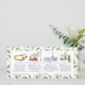 水彩タイムラインウェディング日付を保存 (スタンド正面)