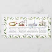 水彩タイムラインウェディング日付を保存 (正面)