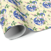 水彩タイルイタリアンレモンパターン ラッピングペーパー (ロールコーナー)