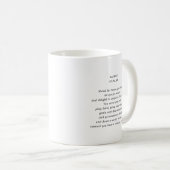 水彩タウラスアストロロジー〔占星術の〕十二宮図標識 |モノグラム コーヒーマグカップ (正面右)