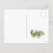 水彩タカのクリスマス家族写真 シーズンポストカード (裏面)