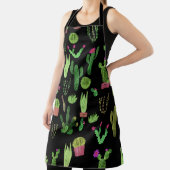 水彩タコ植物シームレスな背景 エプロン (インサイチュ)